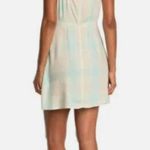 Abound NWT  Pink-Green Adley Plaid Tiered Front Button Mini Dress - S Photo 7