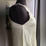Vintage Eve Stillman yellow floral lace sleeveless nightgown, size small petite Photo 5
