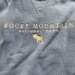 Embroidered Sweatshirt Blue Size M Photo 1