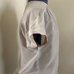 BCBG maxazria Beige shimmer tie bottom blouse Photo 3