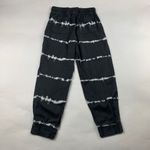 Japna  Charcoal Tie Dye Lightweight Challis Jogger Pant M Photo 3