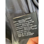 Guess  Los Angeles Wool Coat Navy Asymmetrical Zip Quiet Luxury Cottagecore Trend Photo 6