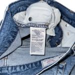 Gap  90s Loose Jeans Mid Rise Let Down Raw Split Hem Medium Wash Women’s 24 / 00P Photo 7