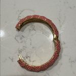 Lilly Pulitzer Pink and Gold Tone Enamel Sea Urchin Bracelet Photo 3