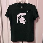 Nike  Green Spartan Logo T-Shirt Photo 0