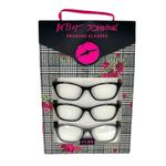 Betsey Johnson  Reading Glasses, Black, Gray, Strength +1.50 Photo 3