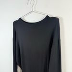 Theory Castella Fine CashSilk Black Knit Sweater Dress Photo 3