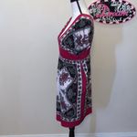 Cristina Love patterned v-neck v-back midi dress Photo 2