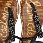 Sam Edelman  Gwyneth Leather T Strap Studded Sandals Photo 3