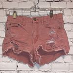 Aeropostale 🇺🇸  Distressed High Waisted Shorty Shorts Photo 0