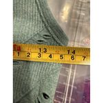 ALOHAS ALO YOGA Blue laser cutout mesh Lark workout running tank top women's size small Photo 3