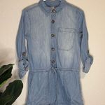 Harper Heritage small denim long sleeve romper Photo 0