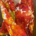 Diane Gilman Rare Floral Sequin Embellished Vibrant Jacket 1X Photo 5