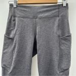Lululemon  Speed Up Crop 21" Leggings in Heathered‎ Black Gray Size 6 Photo 3