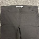 Betabrand  Classic Black Tapered Leg Trousers Pull on pants Size XL Photo 1