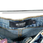 Hudson Jeans Hudson Blue Holly Denim High Rise Straight Leg Distressed Denim Jeans Size 26 Photo 8