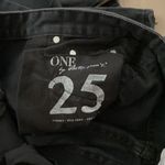 One Teaspoon New without tags  distressed black skinny jeans with zips size 25 Photo 6