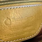 Franklin Covey Full Grain Leather Purse Handbag Green Shoulder Bag Front Pocket Photo 11