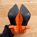 ZARA  - Pointed Toe Pumps in Orange Photo 6