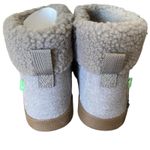 Sanuk  Bay-Sick Ankle Gray Bootie NWTs Faux Shearling size 9 Photo 5