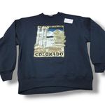 Hanes Vintage  Sweatshirt Size Large Colorado Graphic Print Sweater New Deadstock Unisex Sweatshirt Photo 0