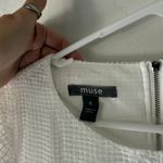 Muse White Lace Overlay Romper Size 2 ‎ Bridal Shower Boho Cottagecore Photo 3