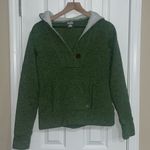 Nike ACG Sweater Women Size Medium Green Hoodie V Neck Knit Warm Casual Outdoor Photo 0