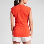 Athleta  | Pacifica UPF Tank In Saffron Quarter Front Zip Top Size S Photo 1