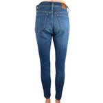 Madewell Roadtripper Blue Denim 10" High Rise Skinny Medium Wash Jeans Pants 26 Photo 2