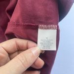 Mi Ami Y2K Faux Suede Jumper Dress Sz XS Burgundy Holiday Party NYE Academia Red Photo 11