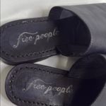 Free People Free‎ People Black Sandals with Gold Chain Photo 5