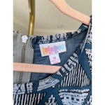 LuLaRoe  Geometric Mini Dress Boho Art Teacher Indie Street Summer Unique Funky M Photo 4