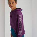 Burton Crown Bonded Pullover Fleece Hoodie M 21.5” p2p Purple Magic $99 NWOT Photo 3