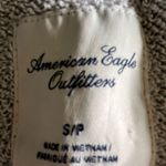 American Eagle Y2K  Outfitters Gray Hoodie SZ S 2000s Vintage Sweater Top Casual Photo 7