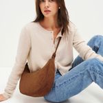 Reformation Suede sling crossbody bag NEW Photo 4