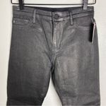 AG Adriano Goldschmied AG Black Shimmer Farrah Ankle High-Rise Jeans Photo 3