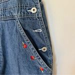 Vintage Looney Tunes Tweety Bird Embroidered Denim Overalls Womens Medium Blue Photo 2