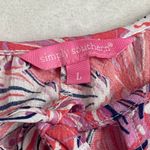 Simply Southern Simply‎ Southern Tiered Blouse Women's Size Large All Over Shell Print Tropical Photo 3