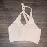Princess Polly  White Crochet Halter Tank Top Photo 3