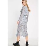 The East Order  Serena Low V-Neck Floral Midi Dress Size X-Small Lightweight Boho Photo 4