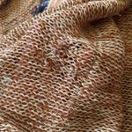 ZARA  Knit Burnt Orange Bodycon Slinky Beachwear Vacation Maxi Dress Size Medium Photo 6