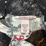 Victoria's Secret Porcelain Toile Stretch White Satin Cami Lace Size Small Photo 2