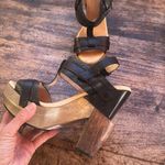 All Saints Stylish Black Leather Platform Sandals size 39 Photo 1