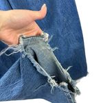 We The Free  CRVY Destructed Straight-Leg Jeans Wide Leg Baggy Size 32 Blue Denim Photo 11