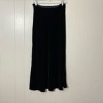 Vintage Moda Seta Sandra King Women's Skirt Velvet Maxi Black Size 8 Photo 7