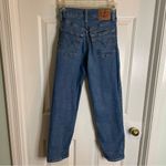 Levi's Ribcage Straight Ankle Classic Blue Jeans Size 24 western retro high rise Photo 4