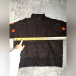 THML  heart knit Pattern Black Sweater small NWT Photo 10
