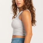 Tilly's Gray High Neck Tank Photo 1