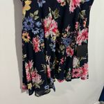 NWT Lulu's Bouquet of Blooms Navy Floral PrintClip Dot Mini Dress Size‎ Large Blue Photo 11