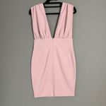 Miss Circle sz M pink plunge fitted mini party‎ dress Size M Photo 5